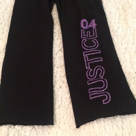Black Joggers with Glitter JUSTICE - Picture 5 of 7
